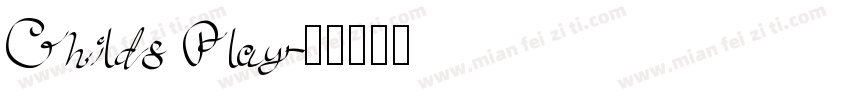 Childs Play字体转换